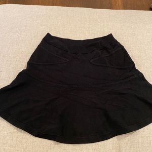 A.L.C flared skirt in black, stretch material size Small